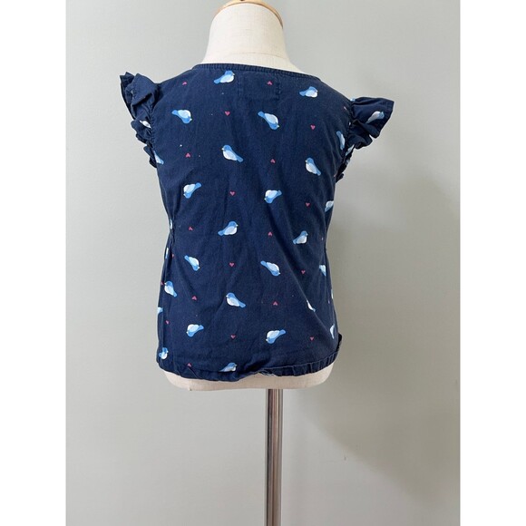 Little Bluebirds Infant Girls Short Sleeve Summer Top Blouse Shirt sz 18-24m - Picture 4 of 6